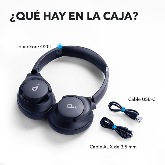 Audifono Over Ear Noise Cancelling Life Q20i Soundcore