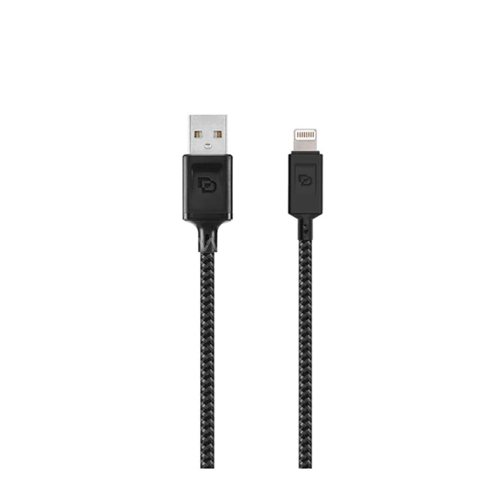 Cable Lightning MFi a USB-A 1.2 Mt Rugged Dusted negro