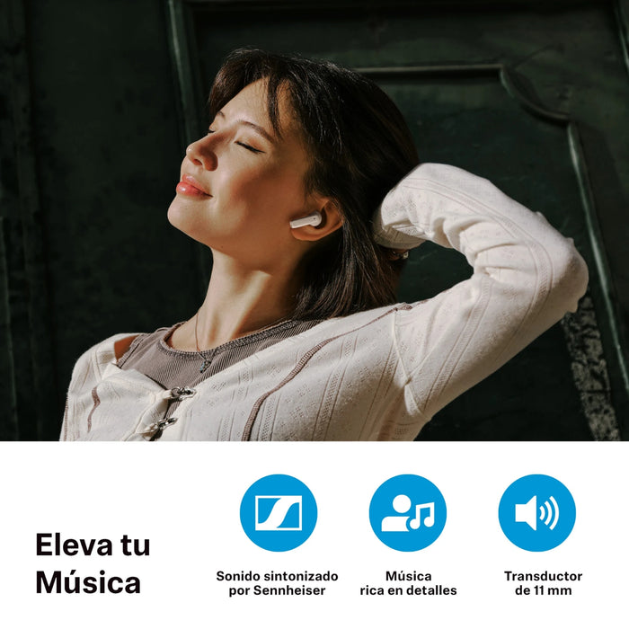 Audifonos In Ear Accentum Open Wireless Sennheiser crema