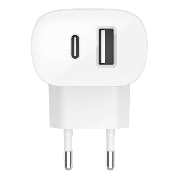 Cargador 37W 1x USB-C 1x USB-A Belkin blanco