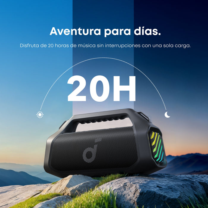 Parlante portatil Boom 2 Pro Soundcore negro