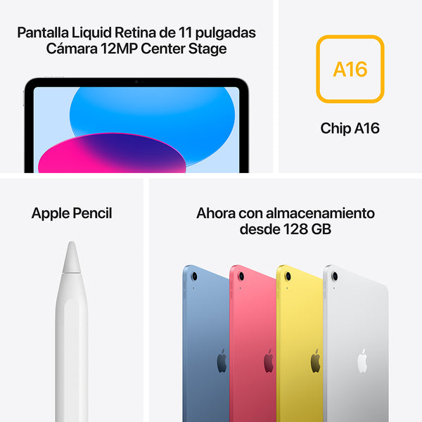iPad de 11" con chip A16