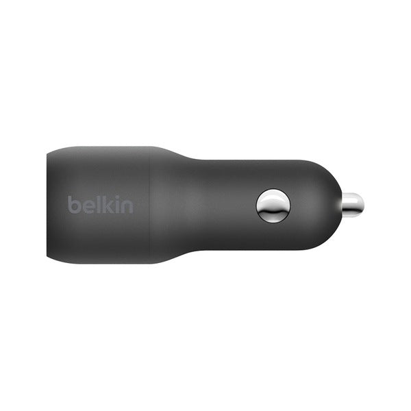 Cargador de auto 37W con cable USB-C a Lightning Belkin Negro