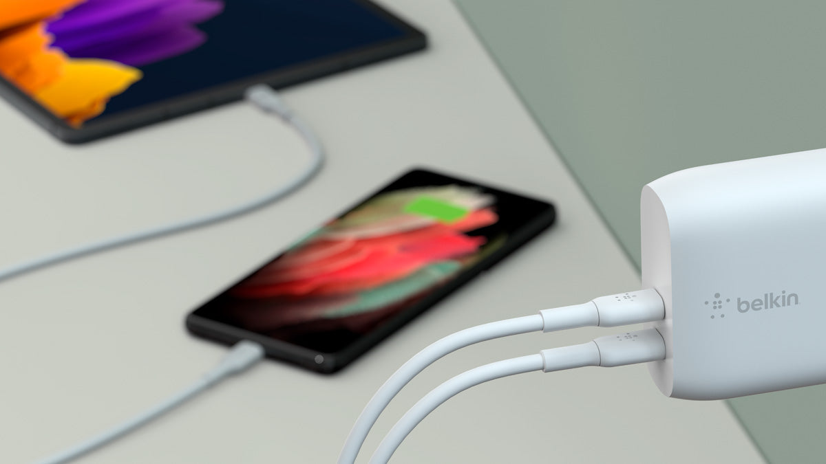Cargador doble USB-C de 40 W Belkin BoostCharge