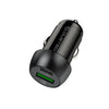 Cargador rápido de auto 30W 1xUSB-A 1xUSB-C Dusted