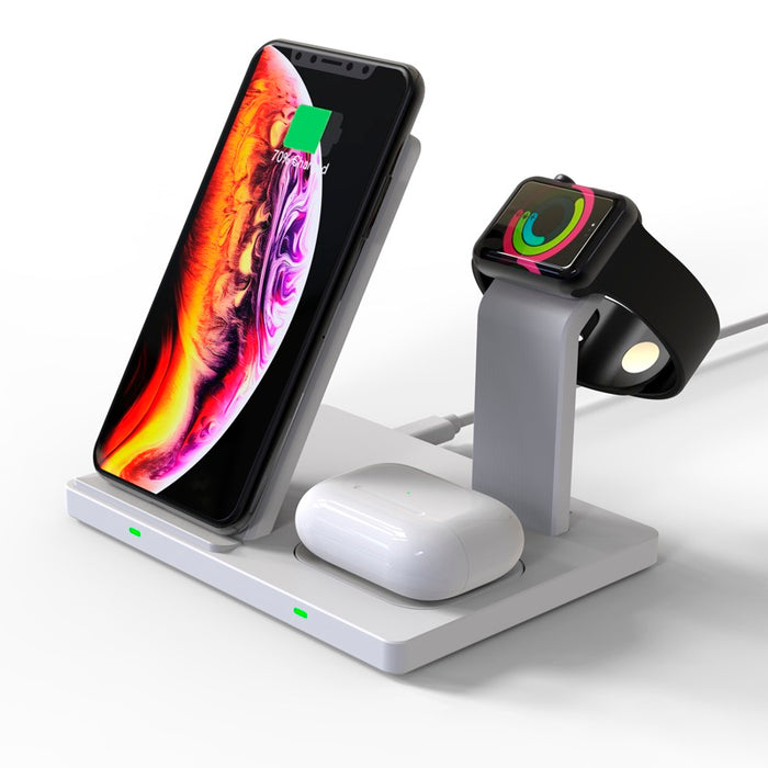 Base de carga inalámbrica triple para iPhone, Apple Watch y AirPods Gmode
