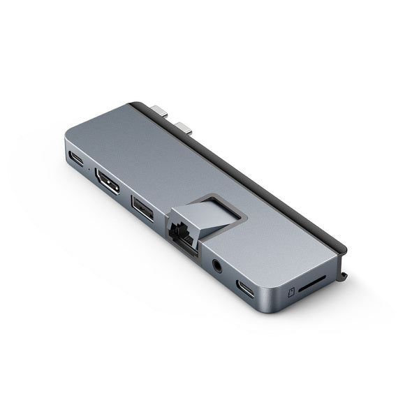 Hub USB-C 7 en 2 para Macbook Hyperdrive Duo Pro Hyper gris