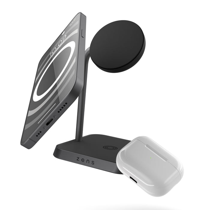 Cargador inalámbrico magnético 2-en-1 Zens Office Charger 2
