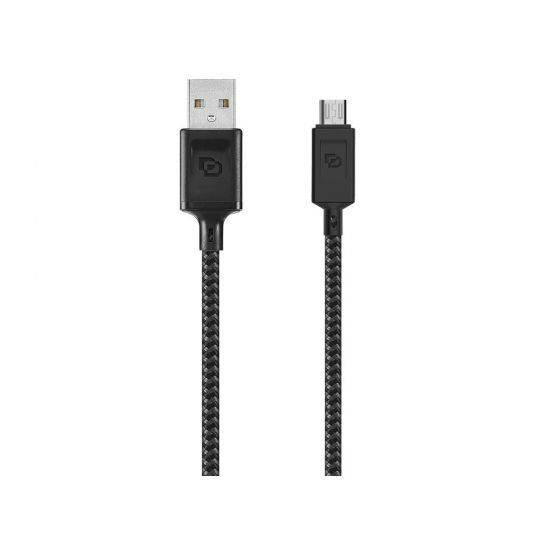 Cable Micro USB a USB-A 1.2 Mt Rugged Dusted negro