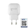 Cargador USB-C PD Carga rapida 20W para iPhone y iPad Gmode Blanco