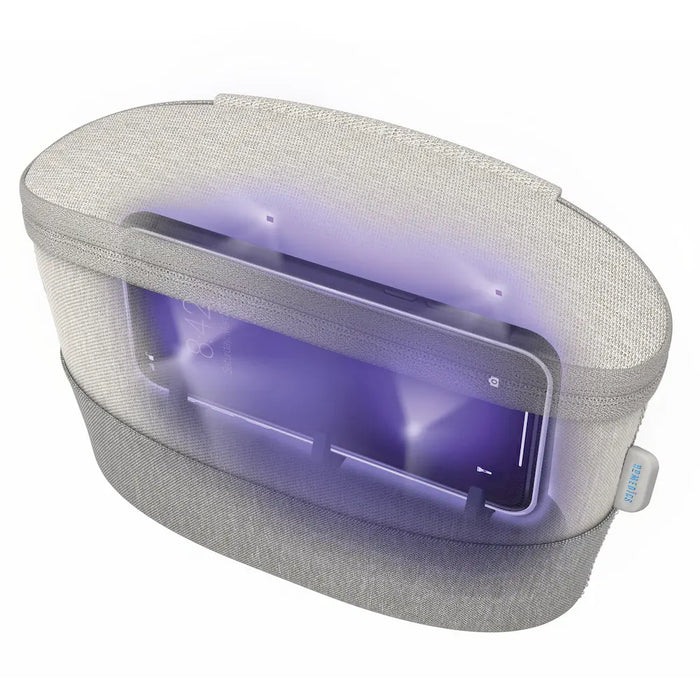 Sanitizador UV multipropósito con 4 LED UV-C Recargable Homedics Gris
